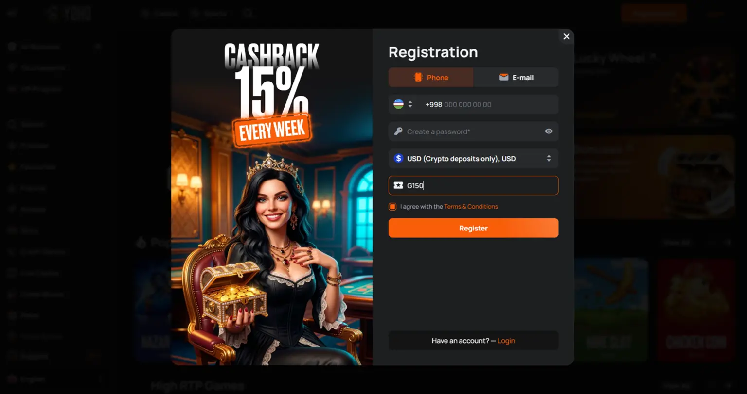 YOHO SLOT registration